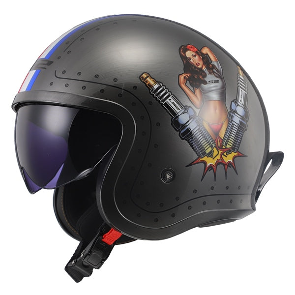 LS2 Spitfire Spark Helmet 2