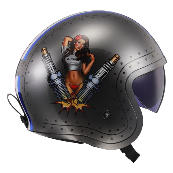 LS2 Spitfire Spark Helmet 4